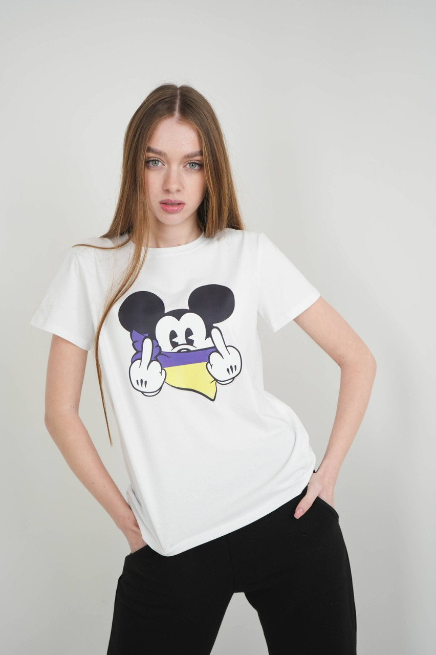 Жіноча футболка з принтом Mickey UA