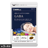 Seedcoms Gaba, Габа, экстракты женьшеня, зверобоя, лилейника, пептид сардины, 90 капсул на 90 дней