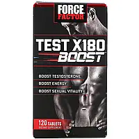 Force Factor, Test X180 Boost, бустер тестостерону для чоловіків, 120 таблеток