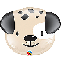 Фольгированный шарик Qualatex 21" (53 см) Собачка (голова)