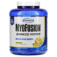 Gaspari Nutrition, MyoFusion, улучшенный протеин, банановый крем, 1,81 г (4 фунта) в Украине