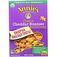 Annie's Homegrown, Cheddar Bunnies, Baked Snack Crackers, 7.5 oz (213 g) в Украине