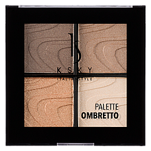 Палітра тіней для повік 4 кольори KSKY Eyeshadow Palette