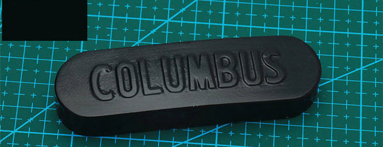 Віск чорний для полірування торця шкіри (урізу) Columbus Edge Top Wax 25 г, фото 2