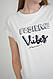 Жіноча футболка з принтом Positive Vibes зі спущеним плечем, фото 6