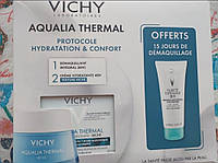 Зволожувальний крем vichy aqualia thermalo pureté thermale 3in1 intgral remover make-up remover sensitive skin