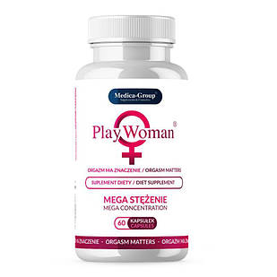 PlayWoman харчова добавка для підтримки сексуального здоров'я жінок, 60 капсул