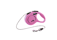 Flexi (Флексі) Cat XS — Повідець-рулетка для котів (3 м, до 8 кг) (рожевий)