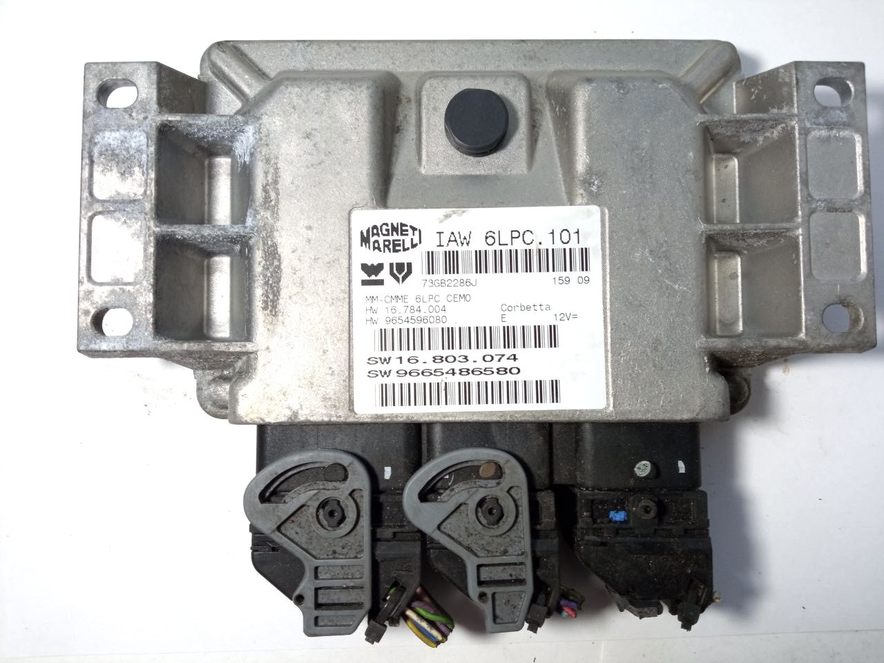 Електронний блок керування PEUGEOT 207 1.4 IAW6LPC.101 / SW9665486580