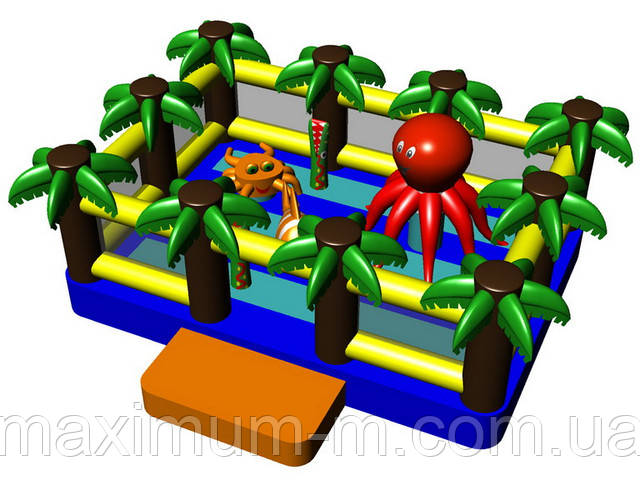 Морський-3. Надувний батут для Робінзончиків.