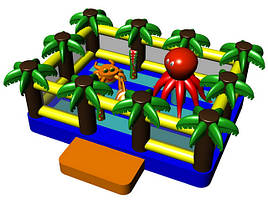 Морський-3. Надувний батут для Робінзончиків.