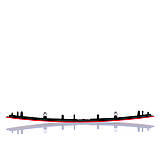 FK7B17A850AC Катафот центральний заднього бампера Ford Edge 15-18, фото 3