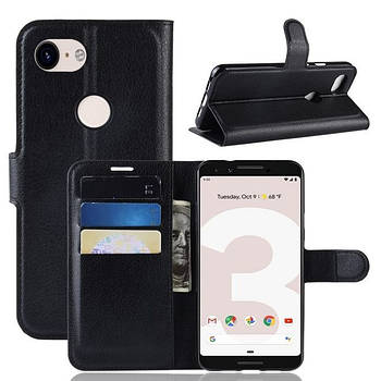 Чохол-книжка Litchie Google Wallet для Pixel 3A Black