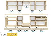Кухня Донна МДФ (Киевский стандарт)1м /п 3 метра
