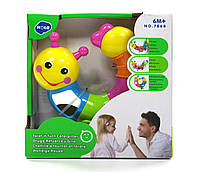 Брязкальце-ломалка 786B гусениця з дзеркальцем і грызунками