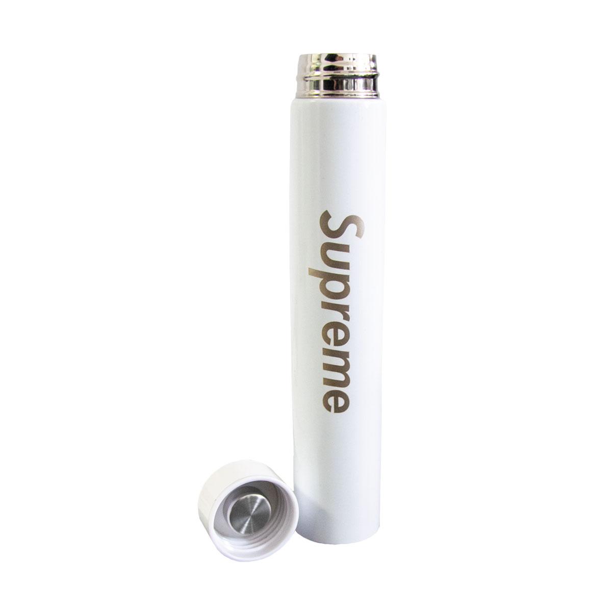 Термос для чаю та напоїв SUPREME SLIM H2O 250ml Білий металевий термопляшка для кави (ST)