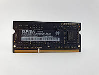 Оперативная память для ноутбука SODIMM Elpida DDR3 2Gb 1600MHz PC3-12800S (EBJ20UF8BDU5-GN-F) Б/У