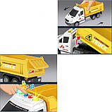 Машина інерційна "Самоскид" ЖЕЛТАЯ арт. JS 131 / 131 A, фото 3