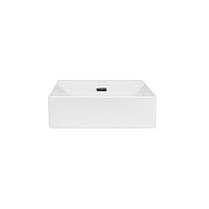 Раковина Qtap Nando C 405х405х125 White з донним клапаном QT12117040CW, фото 2
