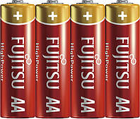 Лужна батарейка FUJITSU Alkaline High Power АА/LR6 4шт/уп shrink