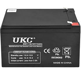 Акумулятор батарея UKC WST-12 12V 12Ah Black (1885)