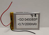 Аккумуляторная батарея (акб) -GD 045085P 2000mAh Li-ion + 3.7V