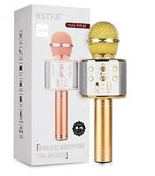 Микрофон Wireless Microphone WS-858 Gold