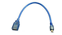 Cable (кабель) OTG miniUsb 0,3m