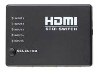 Сплитер (Switch) HDMi/5HDMi черный