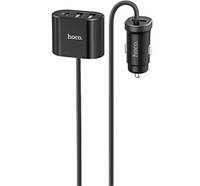 Зарядное устройство Автомобильное Hoco Z35 (3Usb/TYPE-C) Black