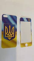 Защитная пленка на дисплей iPhone 5 Герб перид\зад (комплект 2 шт)