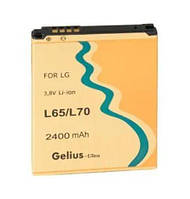 Аккумуляторная батарея (акб) Gelius Ultra для LG L65/L70/Spirit/D280/D285/D320/D325/H222 (BL-52UH) 2400 mAh
