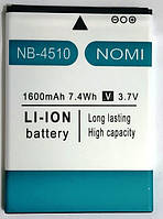 Аккумуляторная батарея NB-4510 для Nomi i4510 1600mAh