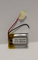 Аккумуляторная батарея (акб) -GD 042020P 200mAh Li-ion + 3.7V