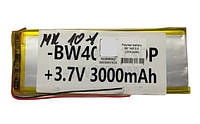 Аккумуляторная батарея -BW 4055140P + 3.7V Li-ion 3000mAh