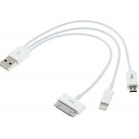 Cable (кабель) Usb 3в1 Iphone 4 \ Mini Usb \ Micro Usb