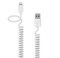 Cable (кабель) Usb Iphone 5G Belk пружинка