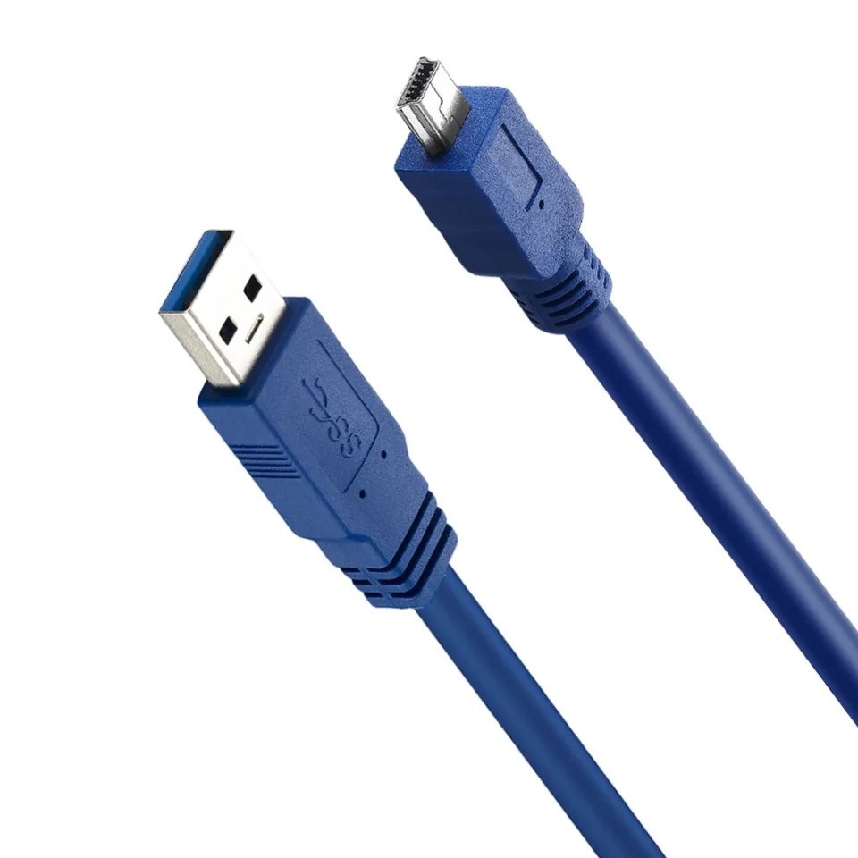 Кабель дріт шнур USB 3.0 на mini USB 10 pin контактів для передавання даних довжина 1,0 м