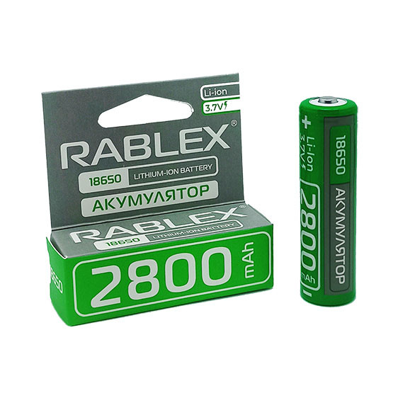 Акумулятор Rablex 18650 3.7V 2800mAh