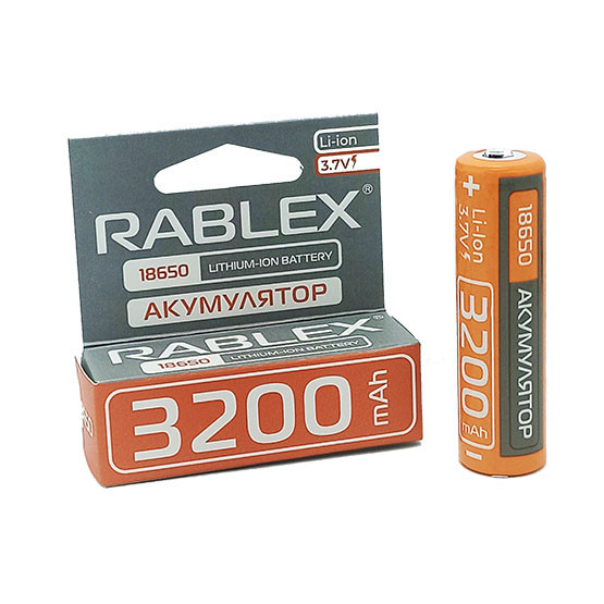 Акумулятор Rablex 18650 3.7V 3200mAh