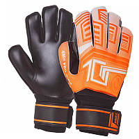 Перчатки вратарские с защитой пальцев Pro Giga FB-927 10 Оранжевый (57508347)