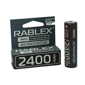 Акумулятор Rablex 18650 3.7V 2400mAh, фото 2