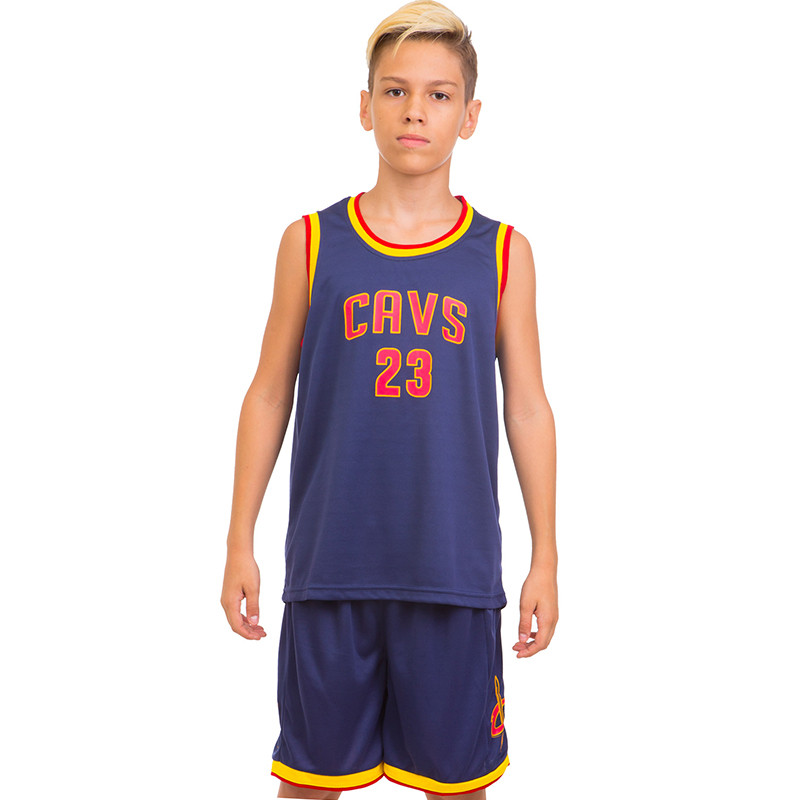 Форма баскетбольная детская NBA CHVS 23 4309 M Сине-желтый (57508540) - фото 1 - id-p1770338271
