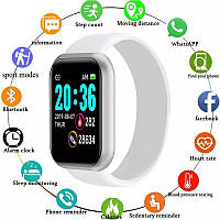 Фітнес браслет Smart Watch Y68, white