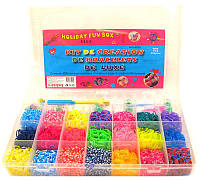 Набор для плетения резинками Rainbow Loom Bands 4200шт. + станок + аксессуары МА-23-8