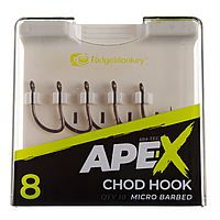 Гачок короповий RidgeMonkey Ape-X Chod Barbed size 8,9168.01.59