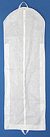 Чехол для хранения свадебных платьев белого цвета BLAGOY-ART CH00001-1 спанбондовый на молнии