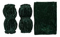 Обивка на гроб ритуальна тканина велюр зелена