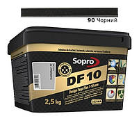 Цементная затирка для швов Sopro DF 10 Черный №90 (2,5 кг)