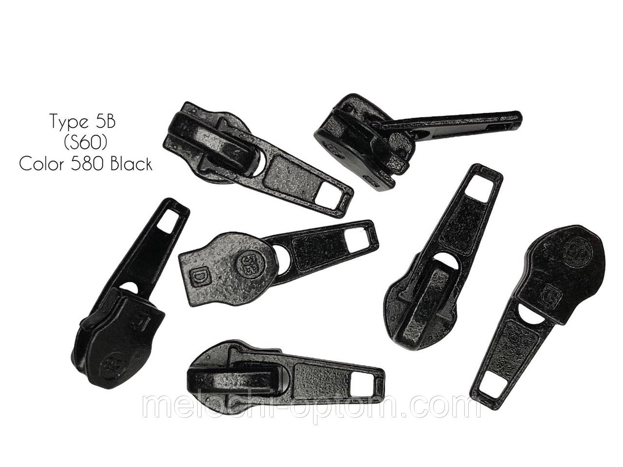 Бігунок для взуттєвої спіральной молнії тип 5B "Класичний"